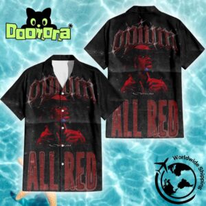 Playboi Carti All Red Black And Red Color Vintage Design 2025 Hawaiian Shirt