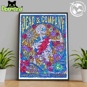 Dead And Company Dead Forever Live At Sphere On April 26 2025 Artwork Fan Gifts Home Decor Poster Canvas