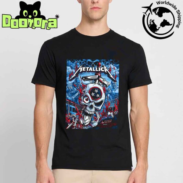 Metallica M72 Nashville At Nissan Stadium In Nashville Tennessee On May 1 And 3 2025 Skull And Sword Artwork Fan Gifts Classic T-Shirt