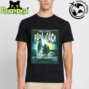 Papa Roach Concert At Le Tube In Seignosse On August 19 2025 Artwork Fan Gifts Classic T-Shirt