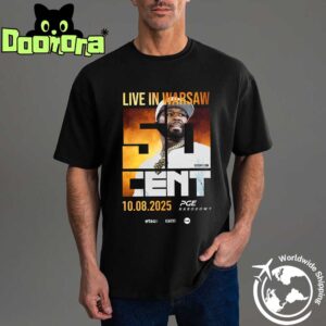 50 Cent Live In Warsaw At PGE Narodowy On August 10 2025 Fan Gifts Classic T-Shirt