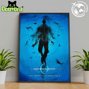 A Perfect Circle Sessanta V 2.0 Tour At The MIDFLORIDA Credit Union Amphitheatre In Tampa On May 08 2025 Fan Gifts Home Decor Poster Canvas