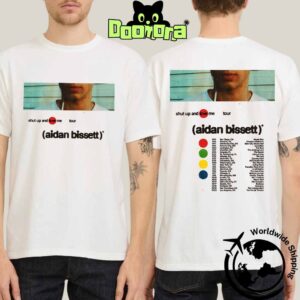 Aidan Bissett Shut Up And Love Me Tour 2025 Fan Gifts Two Sides Classic T-Shirt