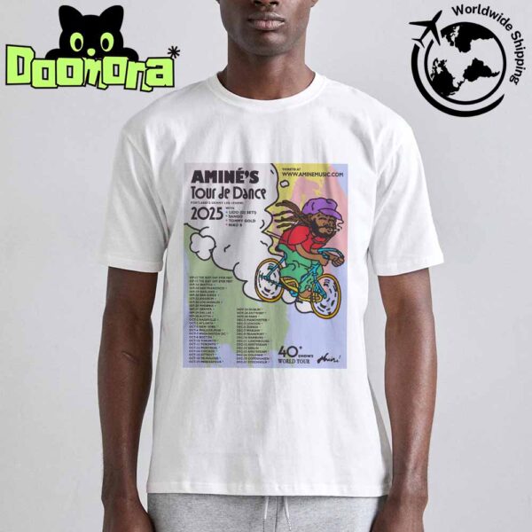 Aminé Tour De Dance Tour Dates 2025 Fan Gifts Classic T-Shirt