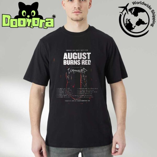 August Burns Red Europe Tour Dates 2025 Fan Gifts Classic T-Shirt