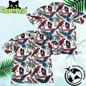 Avatar Band Clown Parrot And Tropical Pattern Trending Hawaiian Shirt