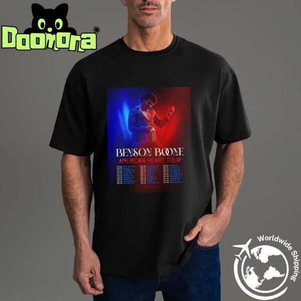 Benson Boone American Heart Tour Dates 2025 Fan Gifts Classic T-Shirt