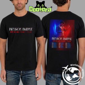 Benson Boone American Heart Tour Dates 2025 Fan Gifts Two Sides Classic T-Shirt