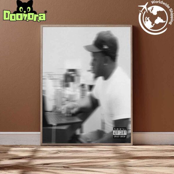 Blxst New EP Unreleased Art Cover Fan Gifts Home Decor Poster Canvas