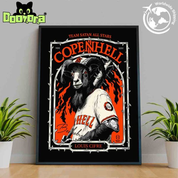 COPENHELL 2025 Team Satan All Stars Fan Gifts Home Decor Poster Canvas