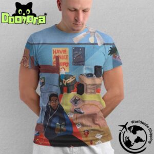 D2x Boy In The Blue Hoodie New EP Art Cover Fan Gifts All Over Print Shirt
