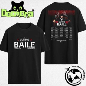 El Alfa El Último Baile World Tour Dates 2025 Fan Gifts Two Sides Classic T-Shirt