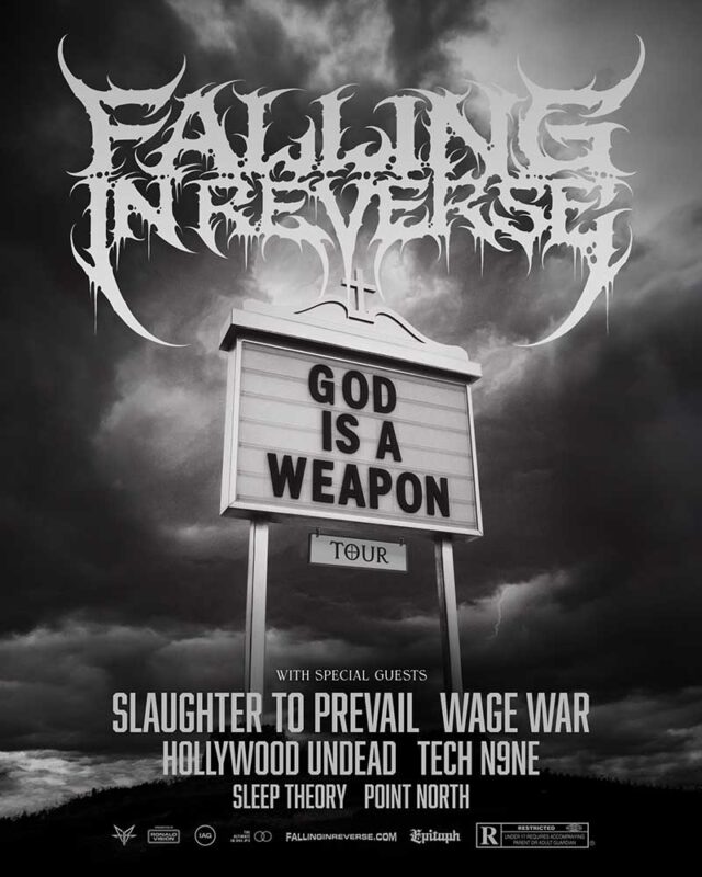 Falling In Reverse Announces the 2025 God Is A Weapon Tour