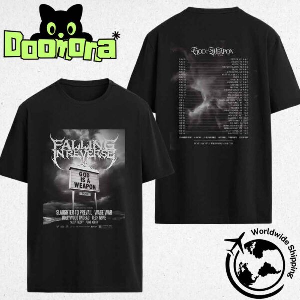 Falling In Reverse God Is A Weapon Tour 2025 Fan Gifts Two Sides Classic T-Shirt