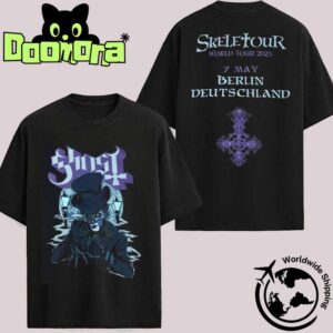 GHOST Skeletour World Tour 2025 At The Uber Arena In Berlin Germany On May 7 2025 Artwork Two Sides Ver 2 Fan Gifts Classic T-Shirt