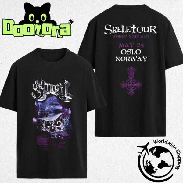 GHOST Skeletour World Tour 2025 In Oslo Norway On May 24 2025 Fan Gifts Classic T-Shirt