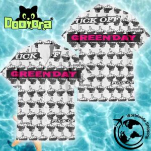 Green Day Saviors édition de luxe Art Cover Fan Gifts Hawaiian Shirt