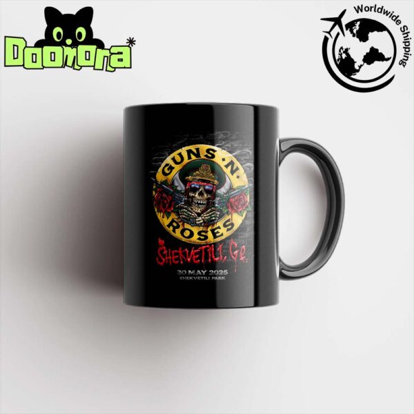 Guns N Roses 2025 World Tour in Shekvetili Georgia At Shekvetili Park On 30 May 2025 Fan Gifts Ceramic Mug