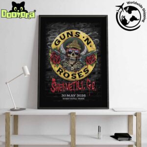 Guns N Roses 2025 World Tour in Shekvetili Georgia At Shekvetili Park On 30 May 2025 Fan Gifts Home Decor Poster Canvas