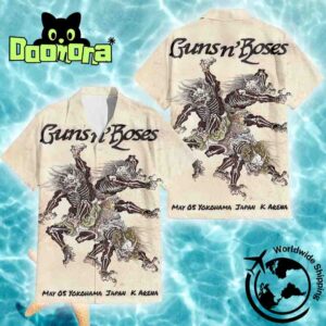Guns N Roses Tour At K-Arena Yokohama In Yokohama On May 05 2025 Fan Gifts Hawaiian Shirt