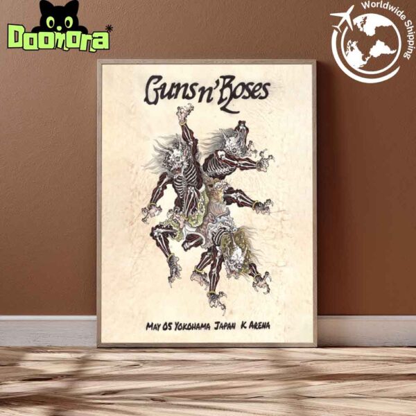 Guns N Roses Tour At K-Arena Yokohama In Yokohama On May 05 2025 Fan Gifts Home Decor Poster Canvas