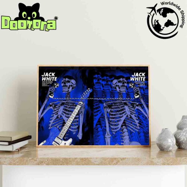 JACK WHITE No Name Tour 2025 At The Channel 24 In Sacramento CA On May 26 And 27 2025 Fan Gifts Home Decor Poster Canvas
