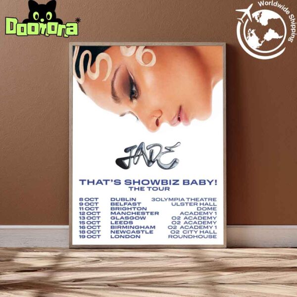 Jade Thirlwall That’s Showbiz Baby Tour Dates 2025 Fan Gifts Home Decor Poster Canvas