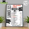 Metallica M72 Landover Poster At Northwest Stadium In Landover MD On May 28 2025 Artwork Fan Gifts Home Decor Poster Canvas