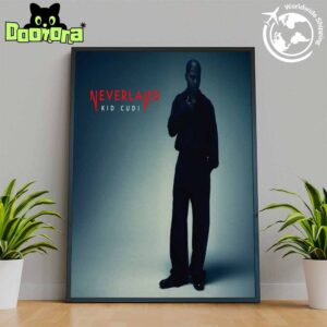 Kid Cudi New Single Neverland Art Cover Fan Gifts Home Decor Poster Canvas