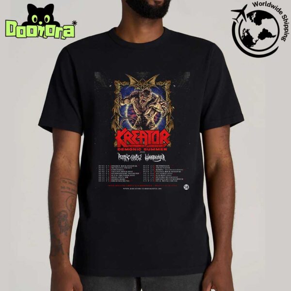 Kreator Demonic Summer Tour 2025 Fan Gifts Classic T-Shirt