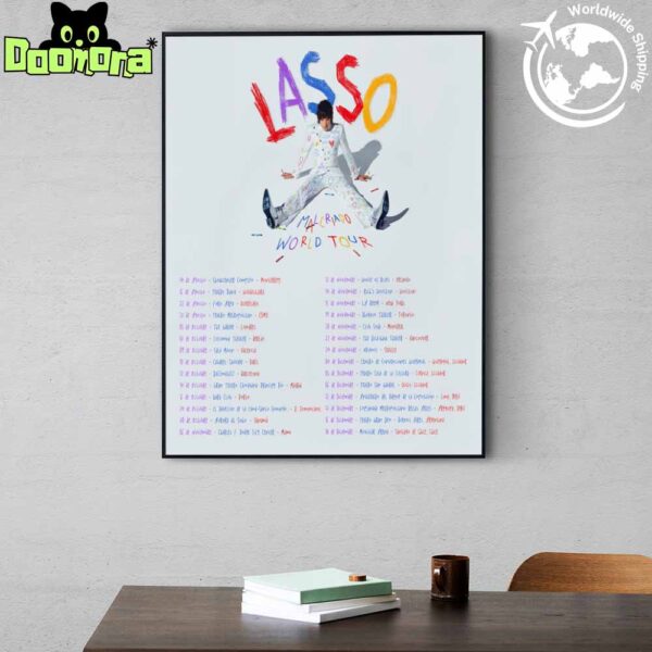 Lasso Malcriado World Tour Dates 2025 Fan Gifts Home Decor Poster Canvas