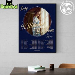 Laufey A Matter Of Time Tour Dates 2025 Fan Gifts Home Decor Poster Canvas