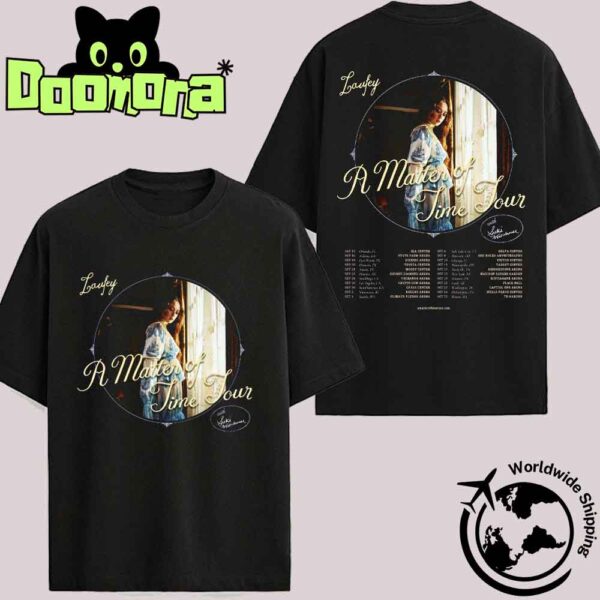 Laufey A Matter Of Time Tour Dates 2025 Fan Gifts Two Sides Classic T-Shirt