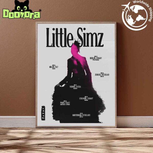 Little Simz The Lotus Tour Dates In Europe 2025 Fan Gifts Home Decor Poster Canvas