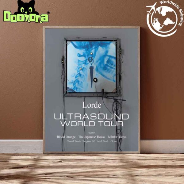 Lorde Ultrasound World Tour 2025 Fan Gifts Home Decor Poster Canvas