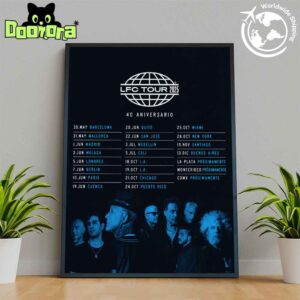 Los Fabulosos Cadillacs Tour Dates 2025 Fan Gifts Home Decor Poster Canvas