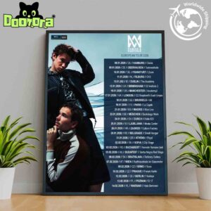 Marcus And Martinus European Tour Dates 2026 Fan Gifts Home Decor Poster Canvas