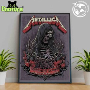 Metallica M72 Landover 2025 Poster At Northwest Stadium In Landover Maryland On May 28 2025 Artwork Fan Gifts Home Decor Poster Canvas