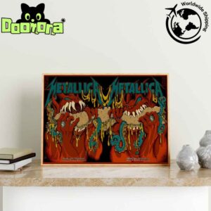 Metallica M72 Philly 2025 Two Nights In Philadelphia Pennsylvania At Lincoln Financial Field On May 23 And 25 2025 Artwork Fan Gifts Home Decor Poster Canvas
