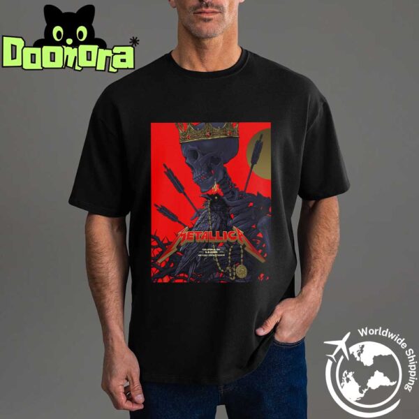 Metallica M72 Sonic Temple 2025 Poster In Columbus Ohio At Historic Crew Stadium May 9 2025 Artwork Fan Gifts Classic T-Shirt