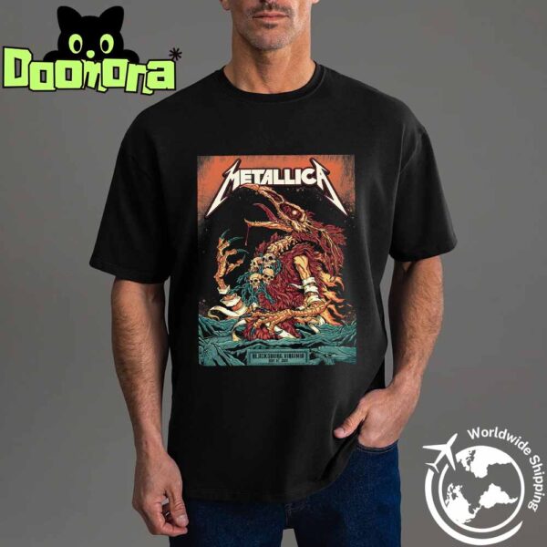 Metallica M72 Virginia Tech World Tour At Lane Stadium In Blacksburg On May 7 2025 Artwork Fan Gifts Classic T-Shirt