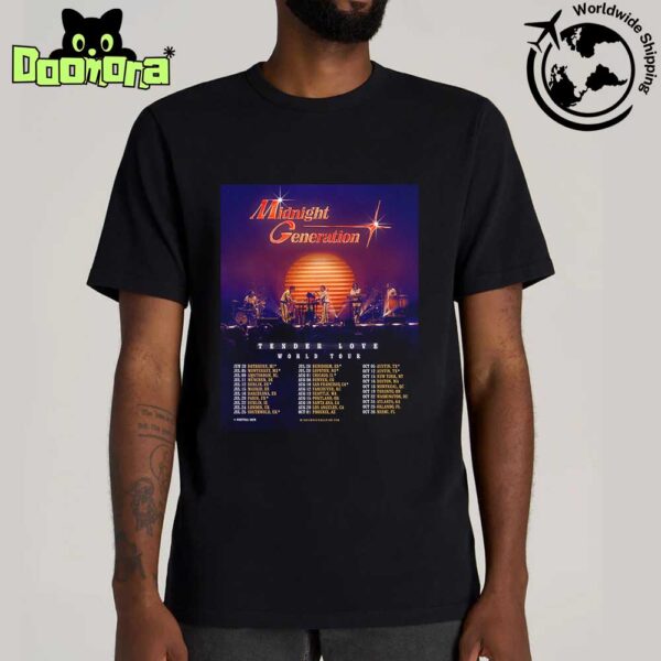 Midnight Generation Tender Love World Tour 2025 Fan Gifts Classic T-Shirt