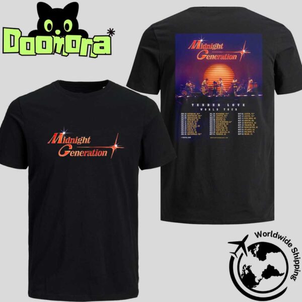 Midnight Generation Tender Love World Tour 2025 Fan Gifts Two Sides Classic T-Shirt