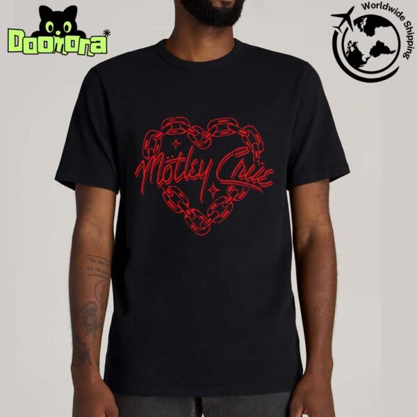 Mötley Crüe Girls Girls Girls Heart Chain Artwork Fan Gifts Classic T-Shirt