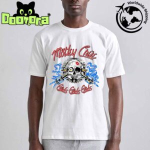 Mötley Crüe Girls Girls Girls Skull And Spark Plug Artwork Fan Gifts Classic T-Shirt