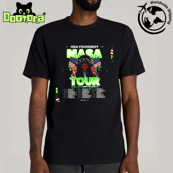 NBA YoungBoy 2025 MASA Tour Dates Fan Gifts Classic T-Shirt