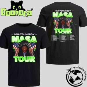 NBA YoungBoy 2025 MASA Tour Dates Fan Gifts Two Sides Classic T-Shirt
