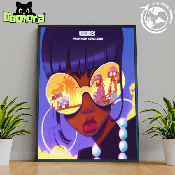NxWorries Everybody Gets Down New Single Art Cover Fan Gifts Home Decor Poster Canvas