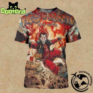 Oscar Maydon Rico O Muerto New Album Artwork Fan Gifts All Over Print Shirt