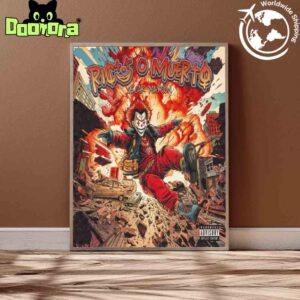 Oscar Maydon Rico O Muerto New Album Artwork Fan Gifts Home Decor Poster Canvas